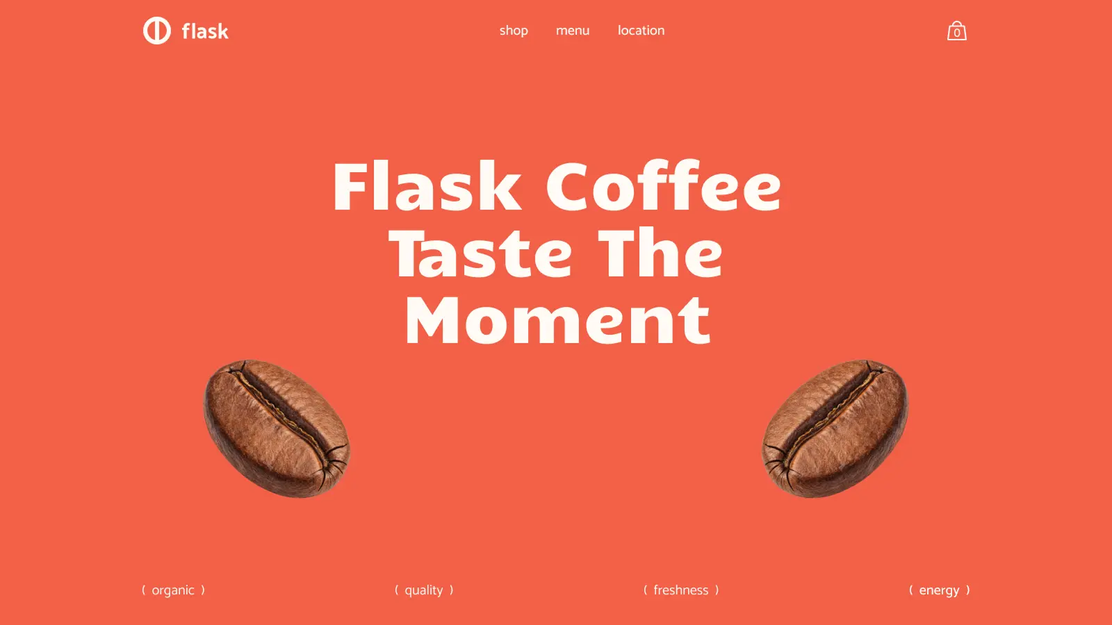 Coffee shop website case study